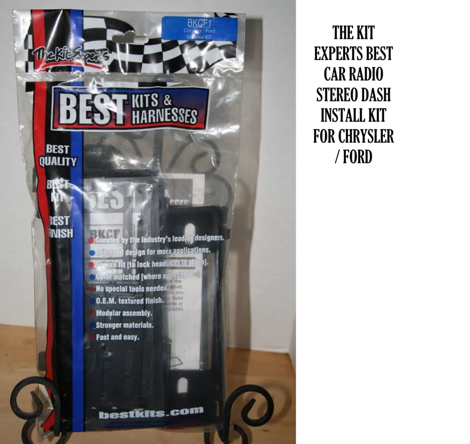 THE KIT EXPERTS BEST CAR RADIO STEREO DASH INSTALL KIT FOR GM-FORD CHRYSLER - Image 1 of 1