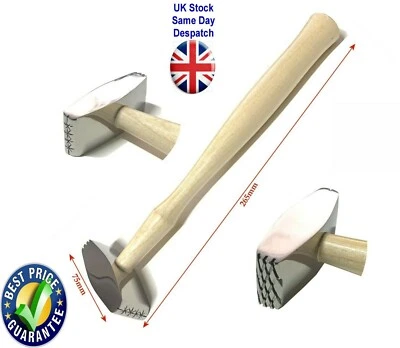 Two pattern Heads Texturing Hammer Wooden Handle Shaping Design-Tool UK - Image 1 of 3
