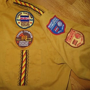 Vintage King Louie - ABC Triplicate 60s-80s League Champions (MED) Bowling Shirt - Bild 1 von 11