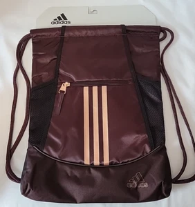 Adidas Alliance II Mochila Sombra Marrón Rosa Dorado Bolso Mochila Gimnasio Viaje - Imagen 1 de 2