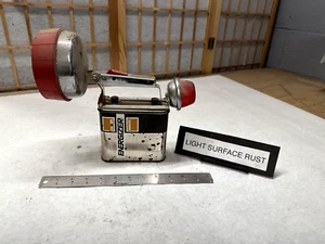 TORCIA VINTAGE BURGESS RADAR LITE LANTERNA 2 VIE 6V-DOPPIA LARGHEZZA 1960S - Foto 1 di 9