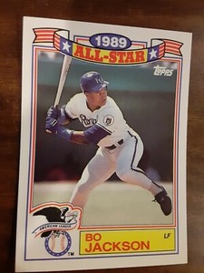 1990 Topps Baseball All-Star Glossy Bo Jackson #17 - Kansas City Royals