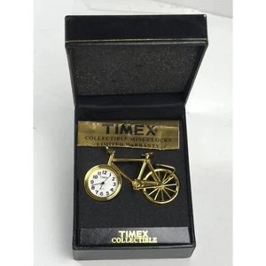 Timex Mini Orologio Bicicletta da Collezione Testato Funzionante Batteria Nuova - Foto 1 di 5
