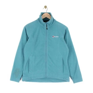 Berghaus Fleece Jacket Blue Hiking Outdoor Full Zip Womens Size 8 - Picture 1 of 6