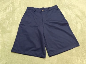 IZOD Uniform Shorts Girl School Sz-18 Reg Dark Blue Chino Shorts NWT - Picture 1 of 8