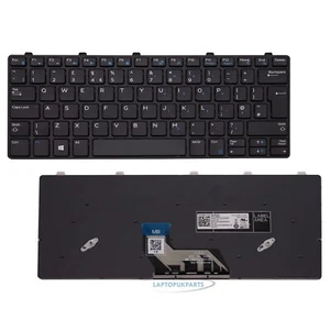 New Compatible For Dell 0X98D4 X98D4 Black UK Layout Laptop Keyboard W/Frame - Afbeelding 1 van 4
