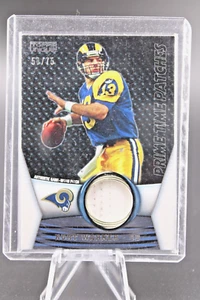 Kurt Warner | 2009 Topps Unique Prime Time Patch | PTP-153 | 58/75 | EX+ - Picture 1 of 2