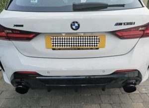 2 GLÄNZEND SCHWARZ CARBONFASER AKRAPOVIC AUSPUFFSPITZEN 4"" BMW F40 M135i 19 20 21 22 3 - Bild 1 von 5