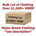 $1,500+ Bulk Wholesale Lot Men's/Women's Clothing - Major Designer Brand Names