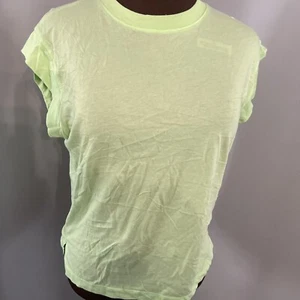 Camiseta Mujer Manga Corta Hombro Extendido - Un Nuevo Día - XS Verde Lima - Imagen 1 de 6