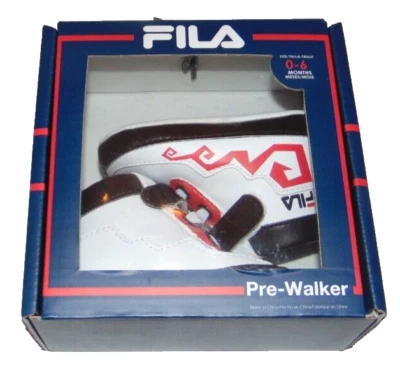 ~NWB Baby Boys FILA Pre-Walker Shoes! Size 0-6 Months Super Cute:)~ - Image 1 of 2