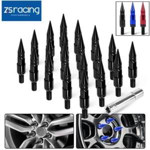 M14x1.5 20PCS Racing Wheel Spike Lug Nuts Lug Bolts Closed End Ball Seat w/ Key - Picture 1 of 15