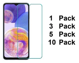 Tempered Glass Screen Protector Bubble Free, 9H Hardness for Samsung Galaxy A23 - Picture 1 of 1