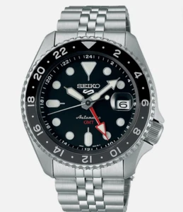 Seiko 5 Five Sports SSK001 SKX GMT Automatikuhr 100m schwarzes Zifferblatt SSK001K1 - Bild 1 von 9