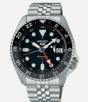 Seiko 5 Five Sports SSK001 SKX GMT Automatic Watch 100m Black Dial SSK001K1 - Image 1 of 4