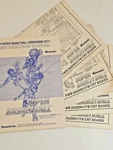 KIT DE CONVERSIÓN DE VIDEOJUEGOS KONAMI SUPER BALONCESTO MANUAL DE INSTRUCCIONES ESQUEMAS - Imagen 1 de 5