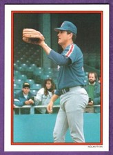 Nolan Ryan Texas Rangers 1990 Topps Glossy All-Star Send-In Card #2 of 60