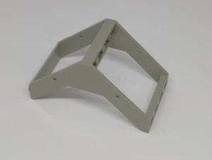 LEGO Espace : Support double Fenêtre 4 x 4 x 6 - Réf 4741 gris clair - Set 6940 - Imagen 1 de 2