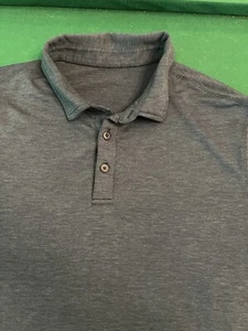Lululemon Shirt Herren L/XL Blau Evolution Polo Langarm Stretch Athleisure - Bild 1 von 8
