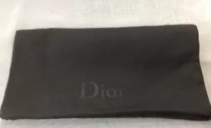 Authentic Dior Drawstring Dust Bag 8.5 X 8” Black & Black Logo - Picture 1 of 3