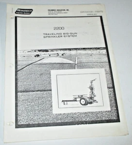 Heinzman 2200 Fahrregner Bewässerungssystem Bediener & Teilehandbuch - Bild 1 von 3