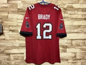 TAMPA BAY BUCCANEERS NFL SHIRT JERSEY NIKE #12 Brady Sz L - Picture 1 of 8