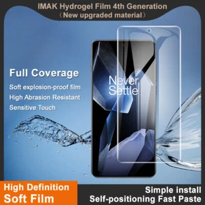 imak For OnePlus 13 5G, Soft Hydrogel Film Full Front Screen Protector - Picture 1 of 7