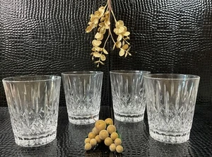 4 Godinger Shannon Kristall 12 Oz Grammatik Double Old Fashioned 4 1/2" Gläser - Bild 1 von 7