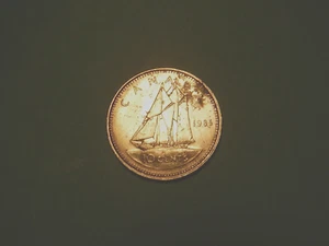 1985 CANADIAN 10 CENT COIN - Good Circulated - Foto 1 di 2