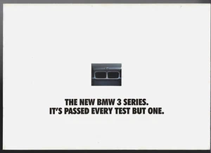 BMW 3-Series Saloon E36 1991 UK Market Launch 8pp Sales Brochure - Picture 1 of 2