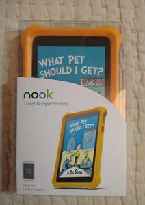 NOOK TABLET 7" ORANGE Foam Tablet Bumper/Case for Kids! - Barnes & Noble NEW - Picture 1 of 9