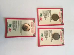 Three Johnny Bench Commemorative Coins Copperstown Collection - Picture 1 of 2