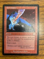 1x MTG Overmaster Rare Red Torment Sorcery (NM)
