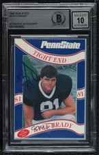 1992 The Second Mile Penn State Nittany Lions Kyle Brady #81 BAS Certified 10