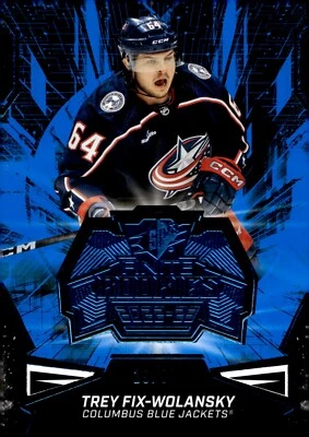 Trey Fix-Wolansky - 2022-23 Upper Deck SPX Finite Rookies Blue /99 Card #F-24 - Image 1 of 2