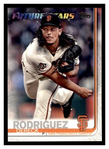 2019 Topps #4 DERECK RODRIGUEZ San Francisco Giants ~E1Y