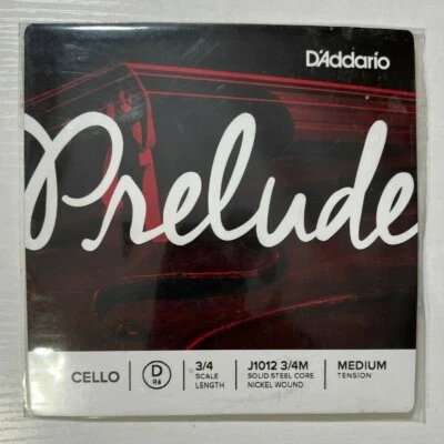 D'Addario - Prelude Cello Medium Tension D String - NEW - Image 1 of 3
