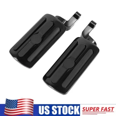 estriberas alcance extendido control delantero clavijas negras para Harley Sportster 883 1200 Foto 1 de 4