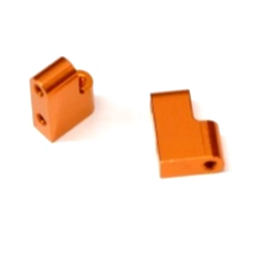 NEW STRC Aluminum Steering Servo Mount (2) Orange : Associated DR10 - Image 1 of 1