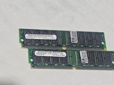 HP 32MB (16MBx2) 4MX32 72-Pin EDO DRAM SIMM Printer Memory 1818-6430 5063-7945 - Image 1 of 2
