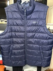 Izod Size XL Men’s Blue Quilted Puffer Vest - Picture 1 of 3