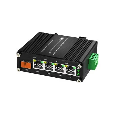 Mini Industrial 2/3/4 Ports Gigabit Ethernet PoE Switch with 100/1000M SFP Slot - Image 1 of 4
