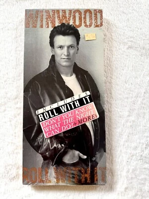 STEVE WINWOOD SEALED LONGBOX CD ROLL WITH IT PROMO HYPE STICKER CAN DO DEBUT LP! Foto 1 de 4