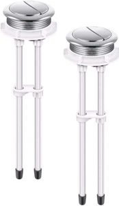 Enhon 48mm Toilet Tank Buttons, 2 Pack Flush Valve Dual Push Button Replacement - Picture 1 of 8