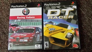 Alfa Romeo Racing Italiano & DT Racer PS2 Playstation 2 Video Game Lot of 2 - Picture 1 of 6