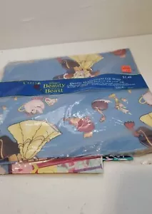 Vintage Wrapping Paper 90s Lot Multi-Color Sheets Gift Wrap Barbie and Disney - Picture 1 of 6