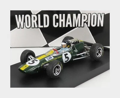 1:43 BRUMM Lotus F1 33 #5 Winner British Gp Jim Clark 1965 +Figure R590-CH - Immagine 1 di 2
