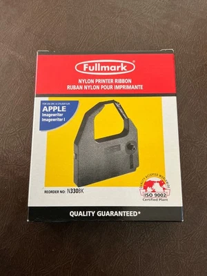 Cinta de impresora de nailon Fullmark N330BK (1 cantidad) nueva para Apple Imagerwriter I y II Foto 1 de 4