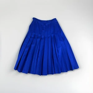 Falda Vintage Pendleton Plisada Pura Lana Virgen Talla PET 8 Midi Sólida Oregón EE. UU. - Imagen 1 de 7