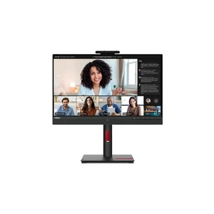 Lenovo ThinkVision T24mv-30 24" Full HD Webcam LCD Monitor Raven Blac 63D7UAR3US - Picture 1 of 2